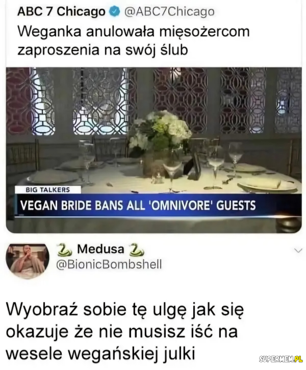 Jedzenie mięsa ratuje życie 