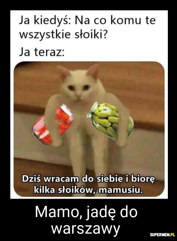 Mamo, jadę do warszawy