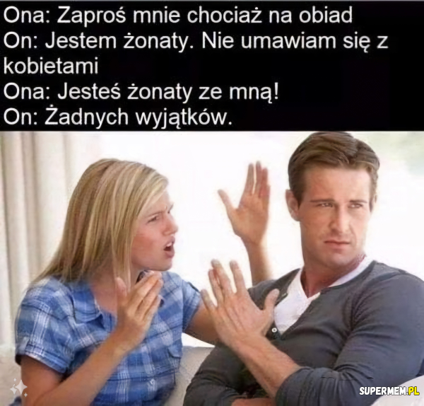 Mąż nie zabiera mnie na kolacje