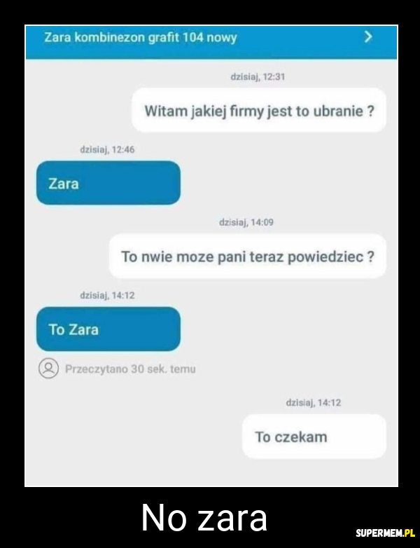 No zara