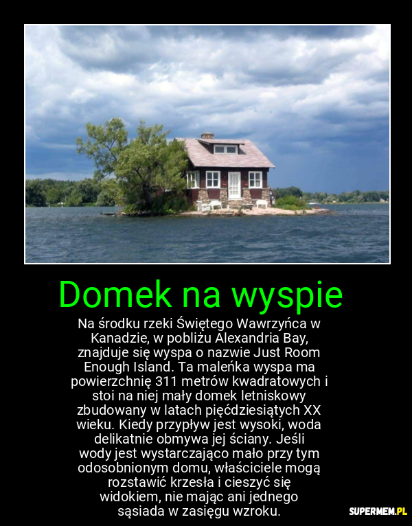 Domek na wyspie