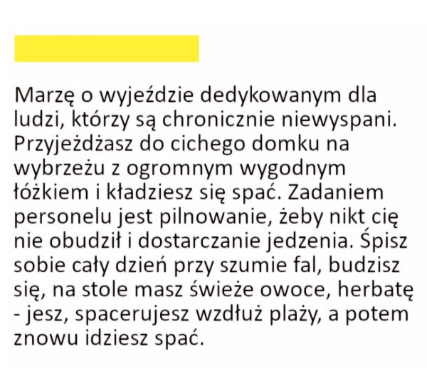 Wymarzony wyjazd