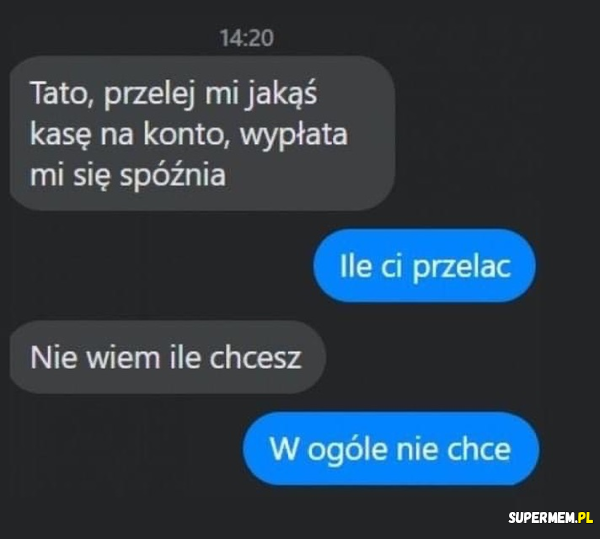 Tata daj złotówkę 